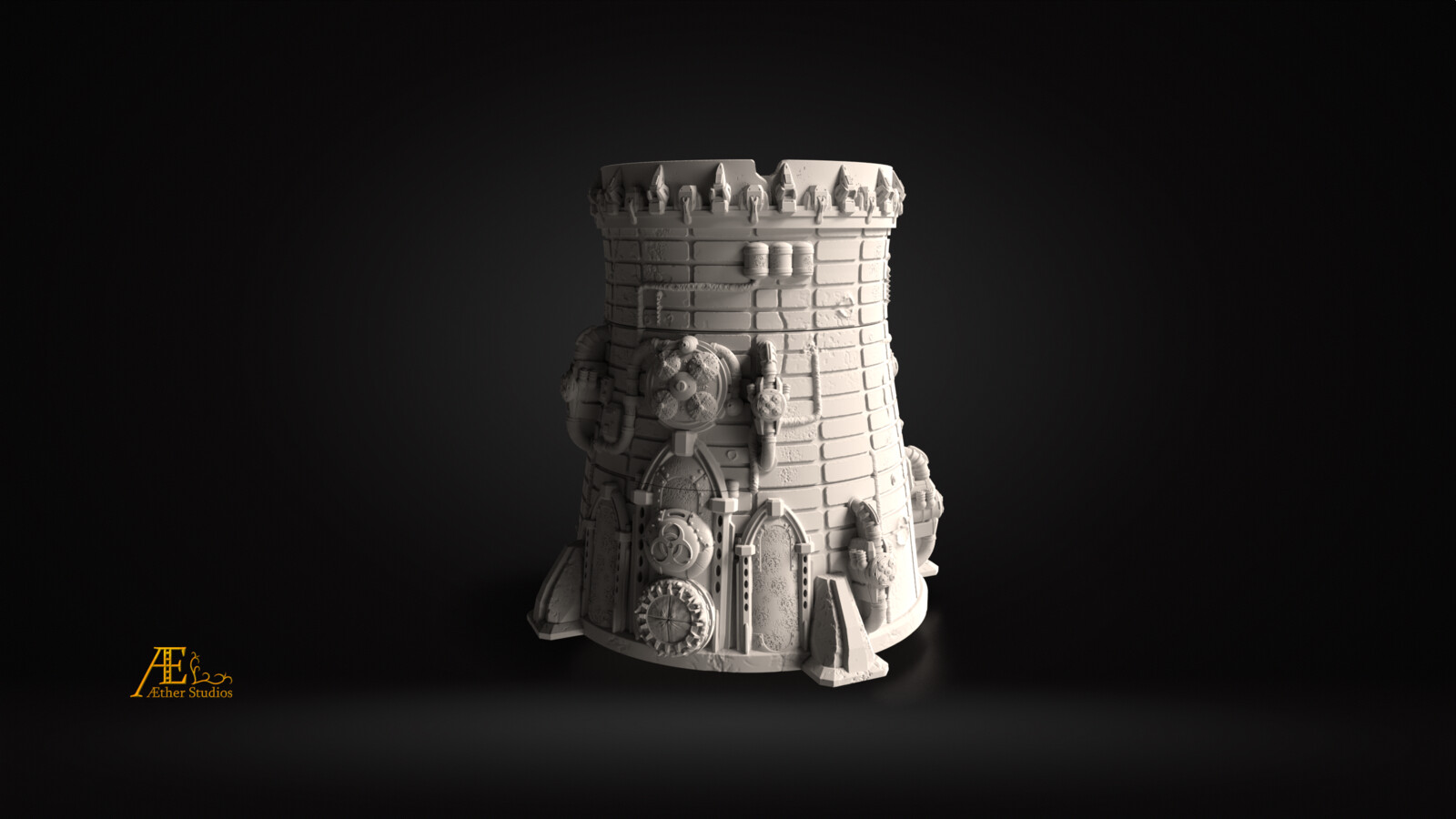 Defiled Nuclear Reactor Printable Terrain