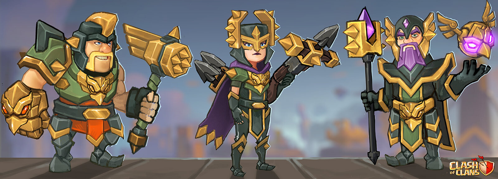 Concept art for the Judgement skins