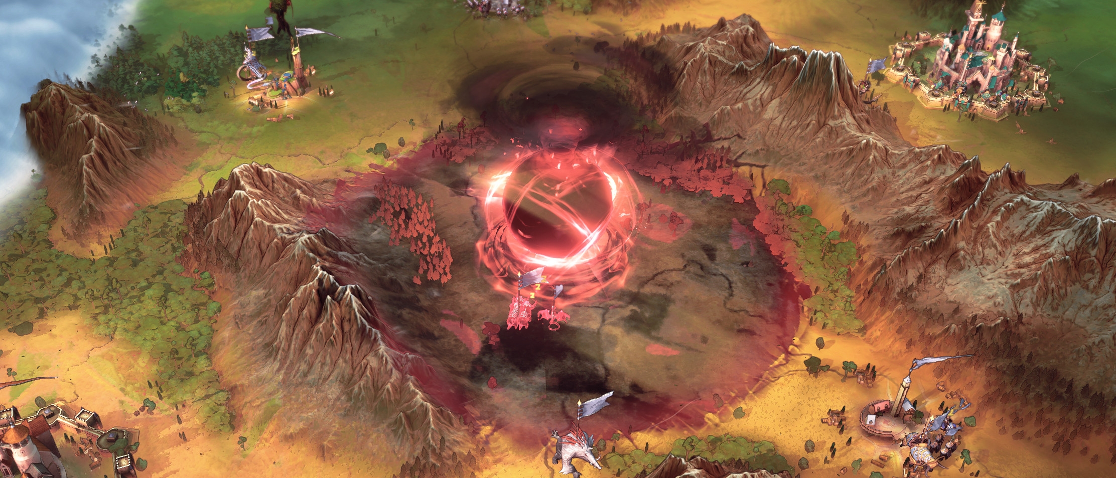Final output of one of our skirmish maps.