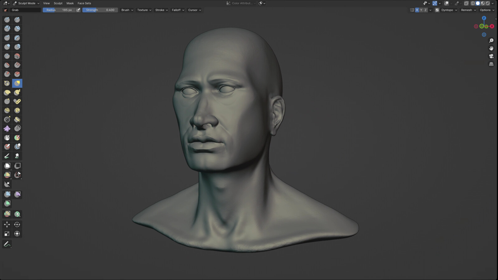 WIP sculpting