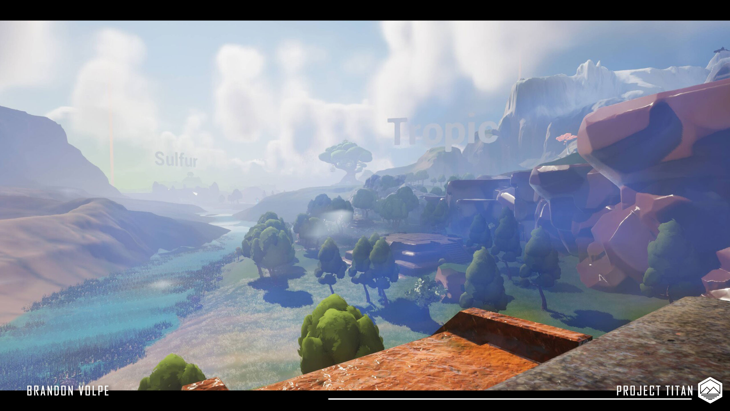 view from top of scared pyramid