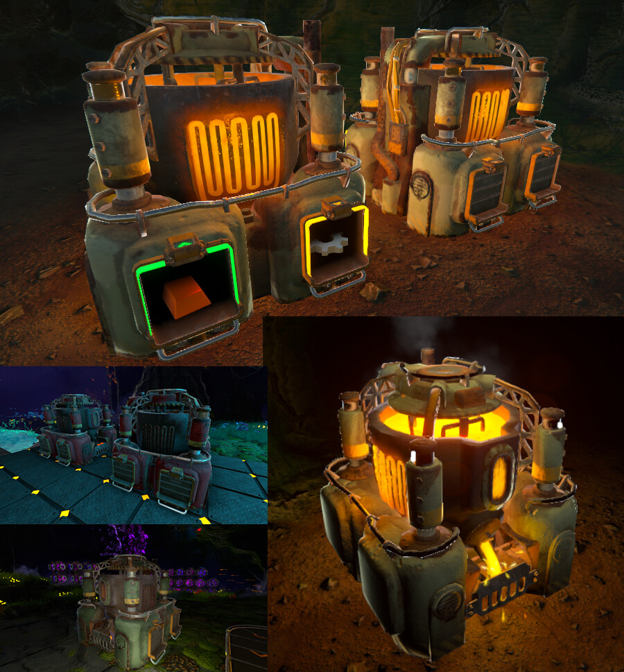 Some in game views of the Smelter