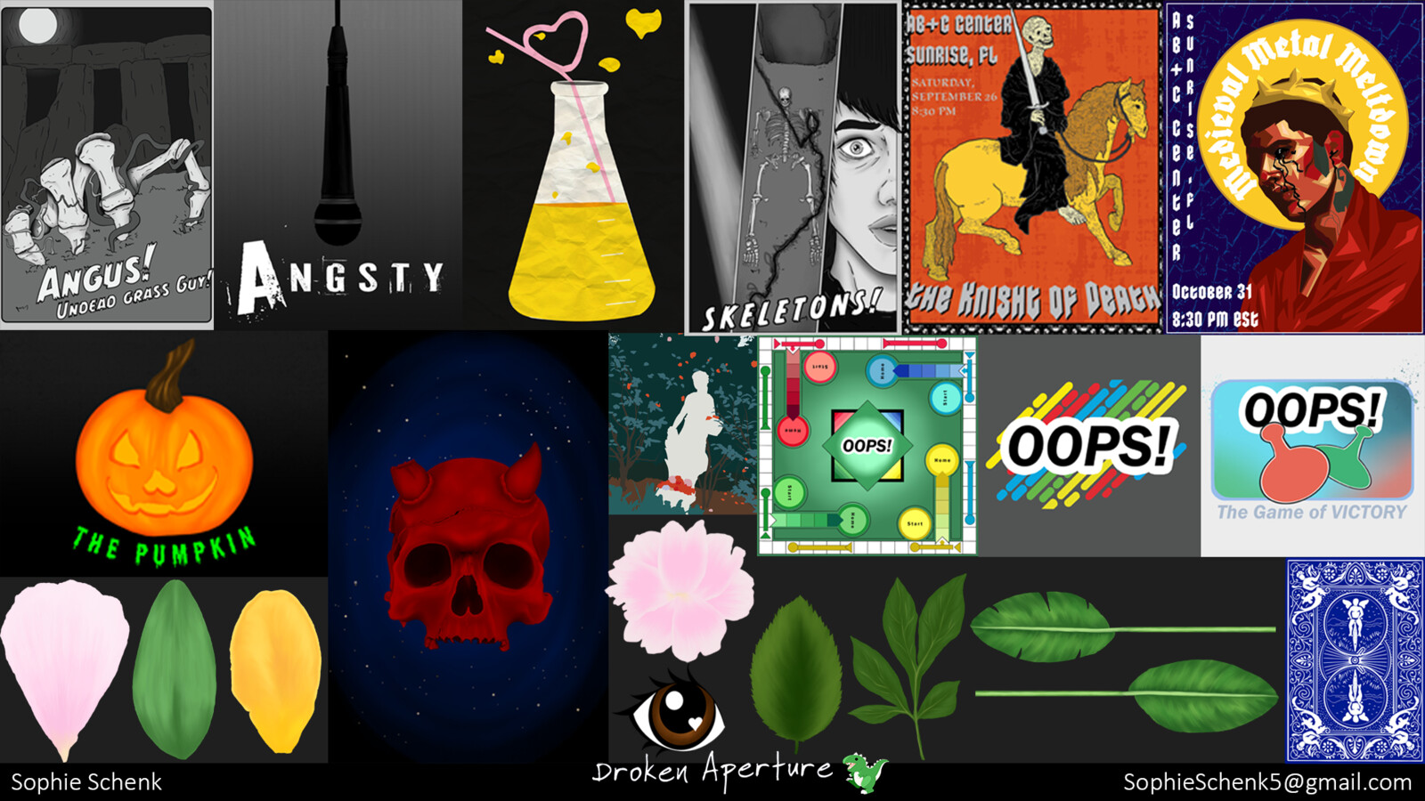Collection of Hand-Painted Textures