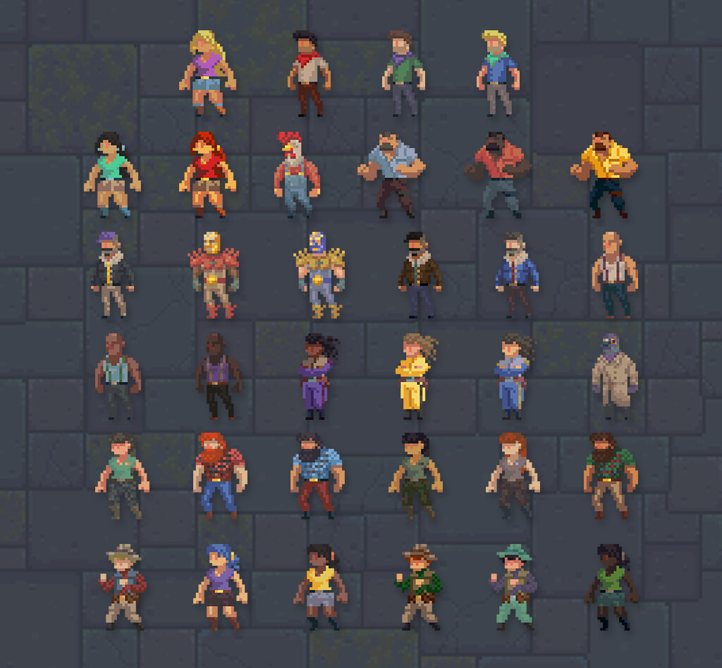 Character sprites
