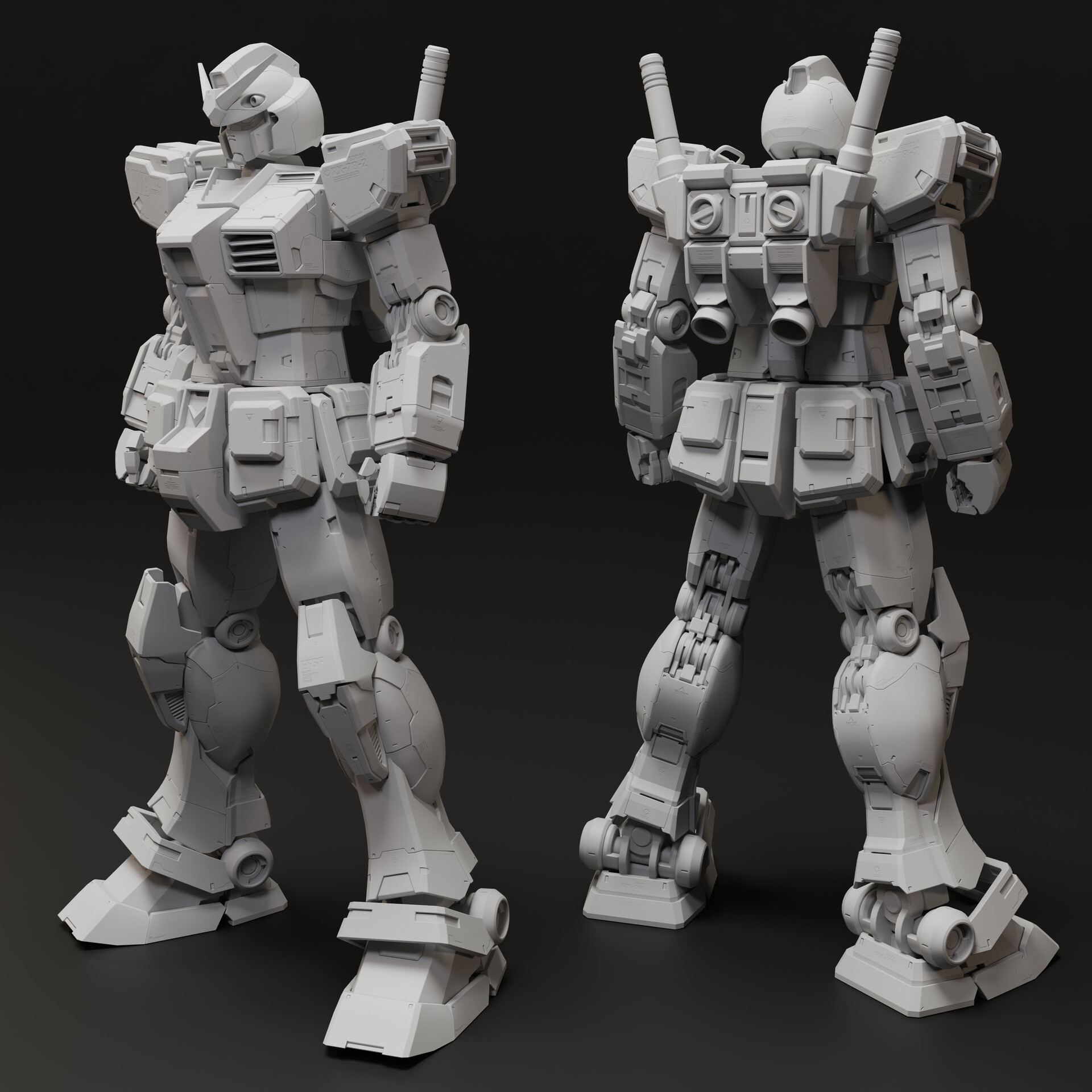 粘土製ガンダム　RX-78 NG（粘土グレード）ガンダムRX-78 - PEATANPAPA'S GALLERY