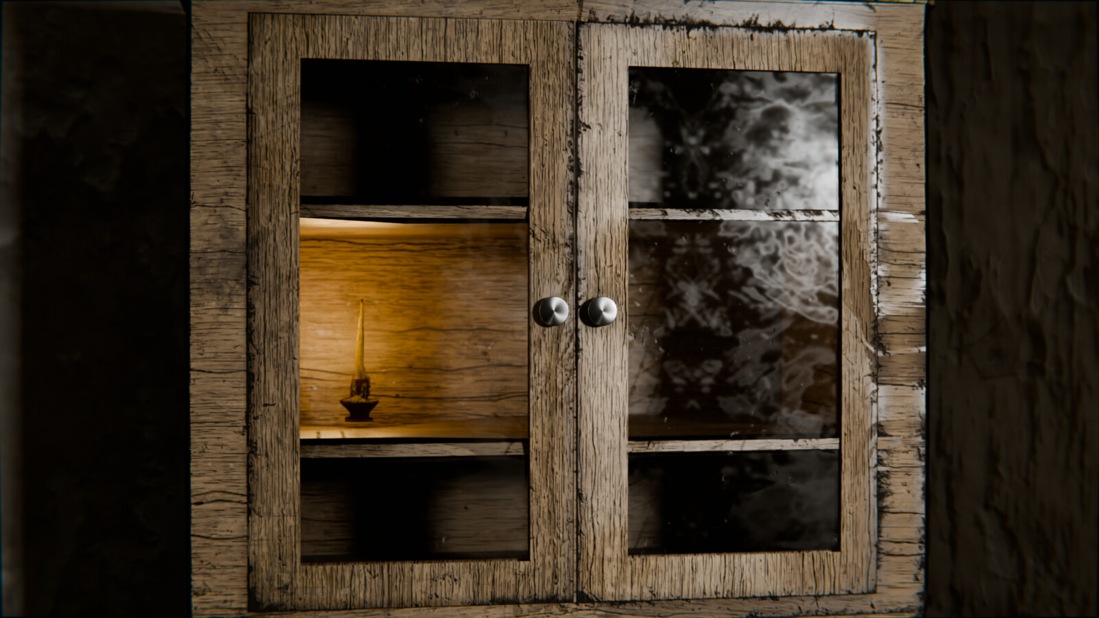 Creepy Wooden Cabinet | Blender File