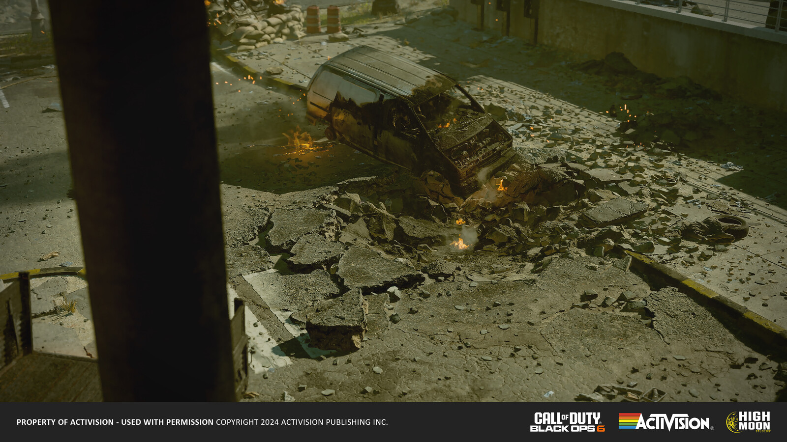 Parking Lot: Responsible for debris assets and world materials.