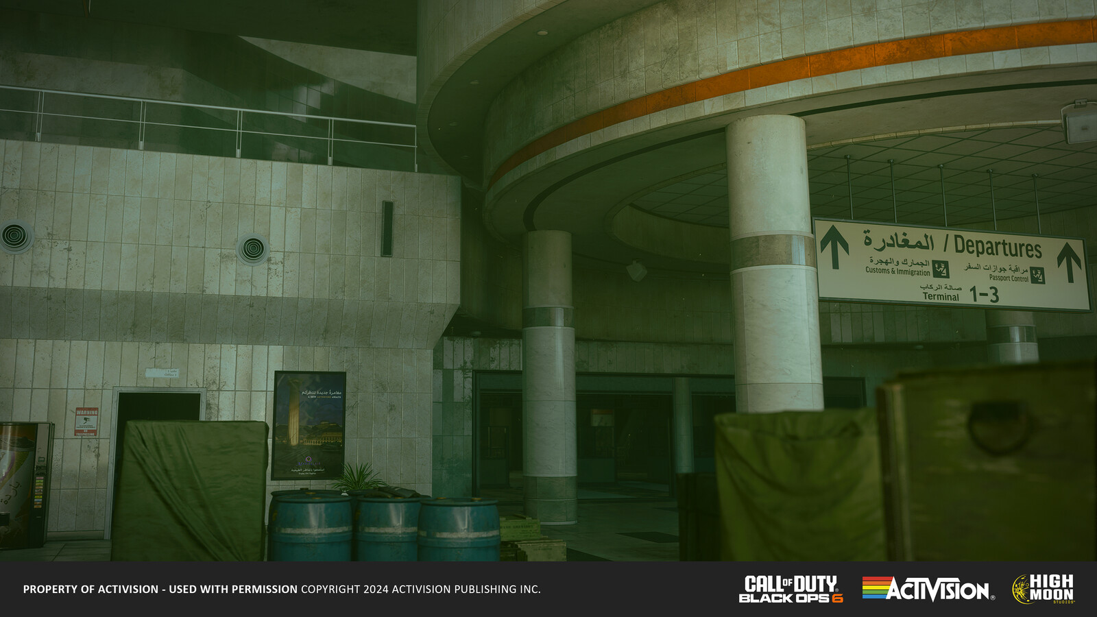 Check In Area: Responsible for wall tiles, signages and props.