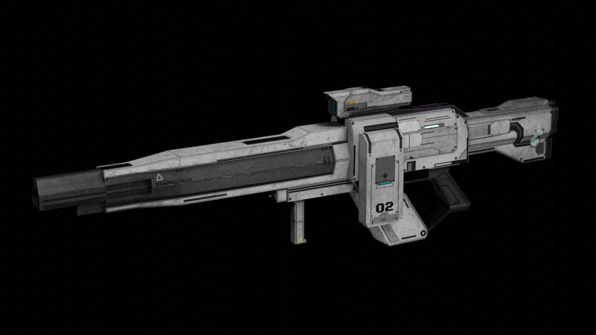 ArtStation Futuristic Gun