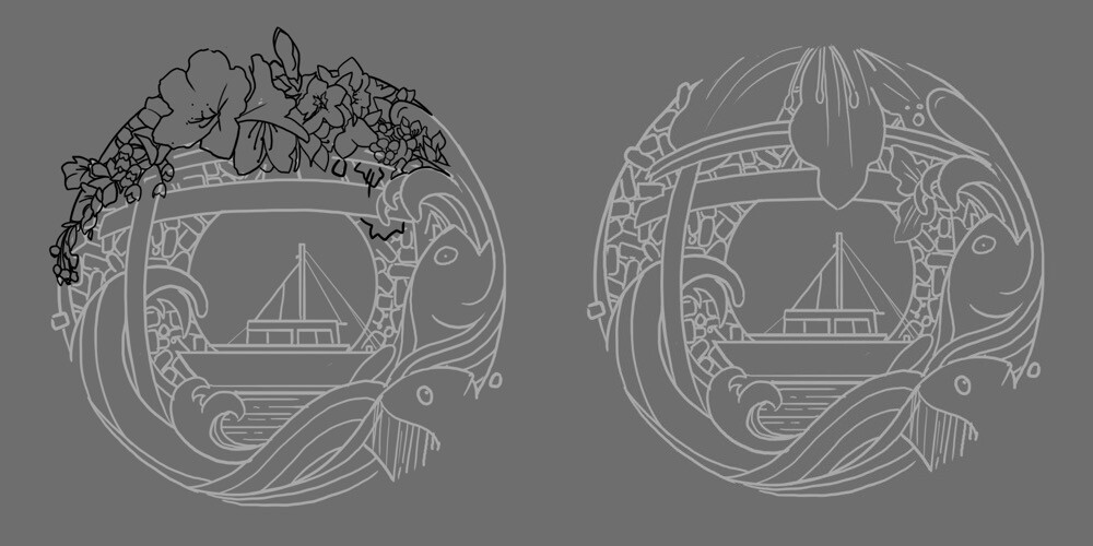 2nd Stage: Working out the linework