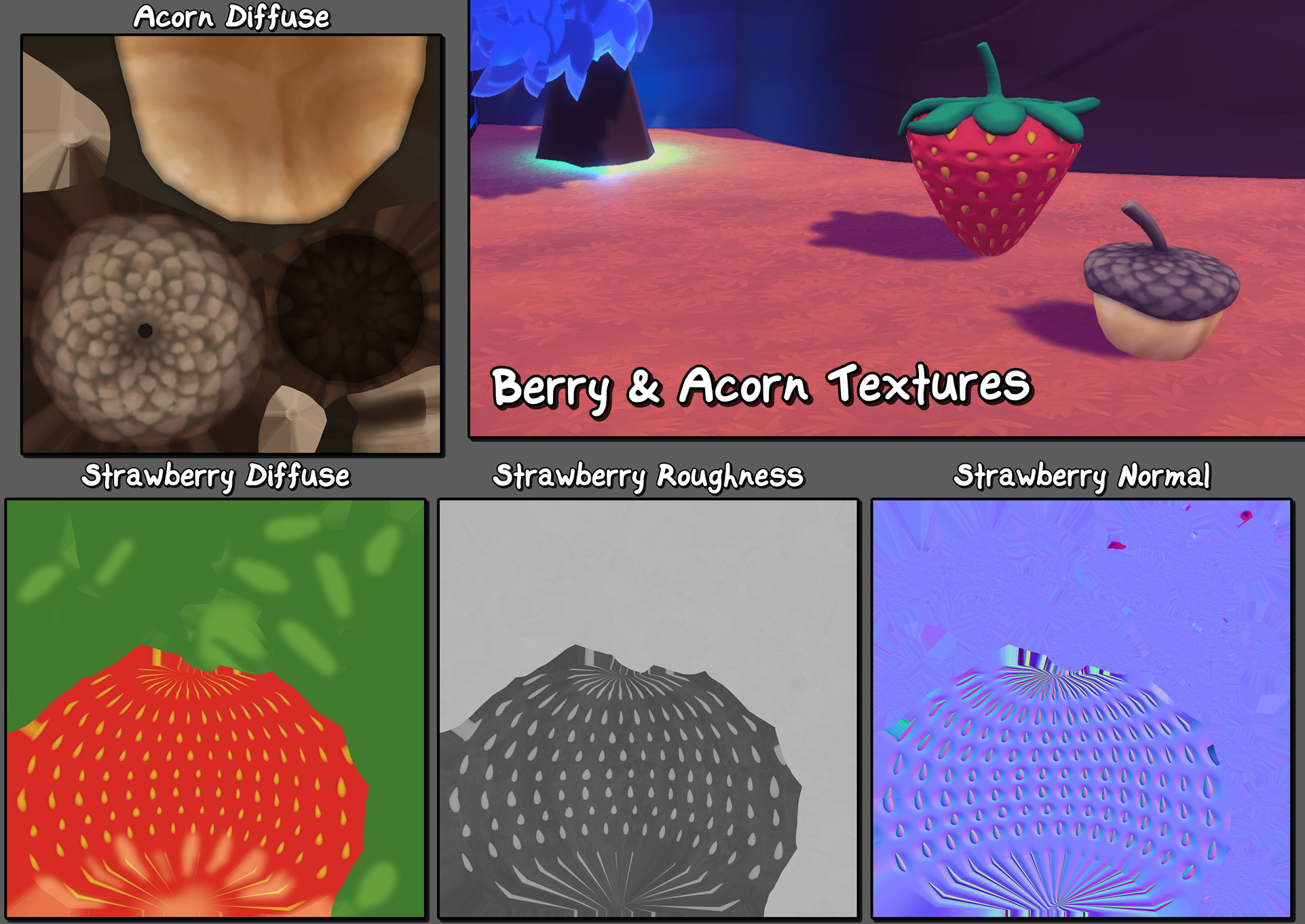 Strawberry &amp; Acorn Breakdown