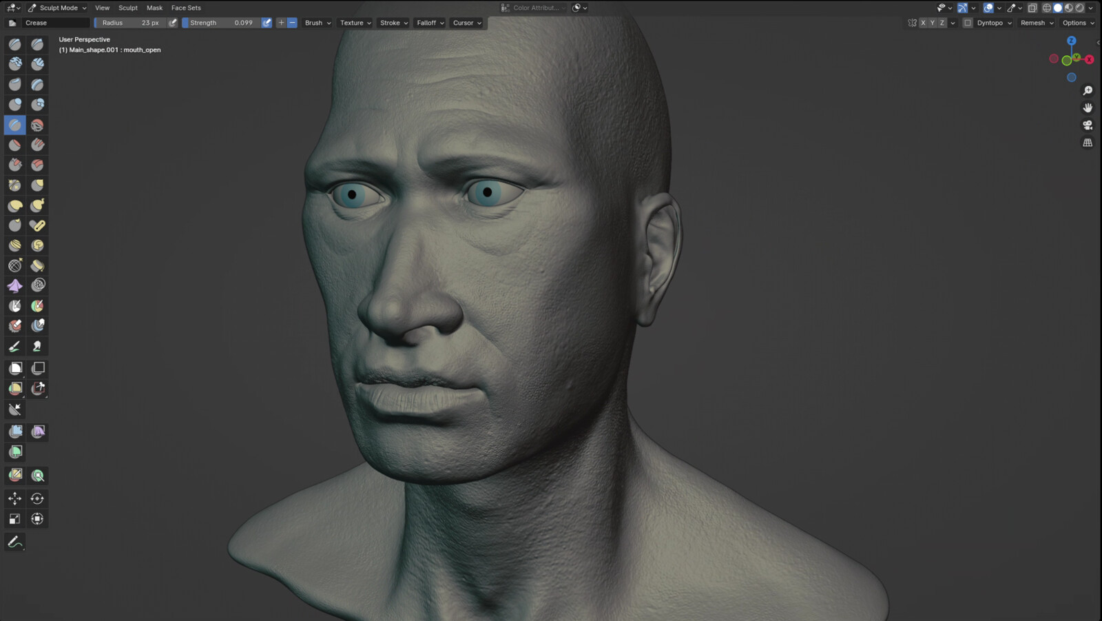Sculpting skin details