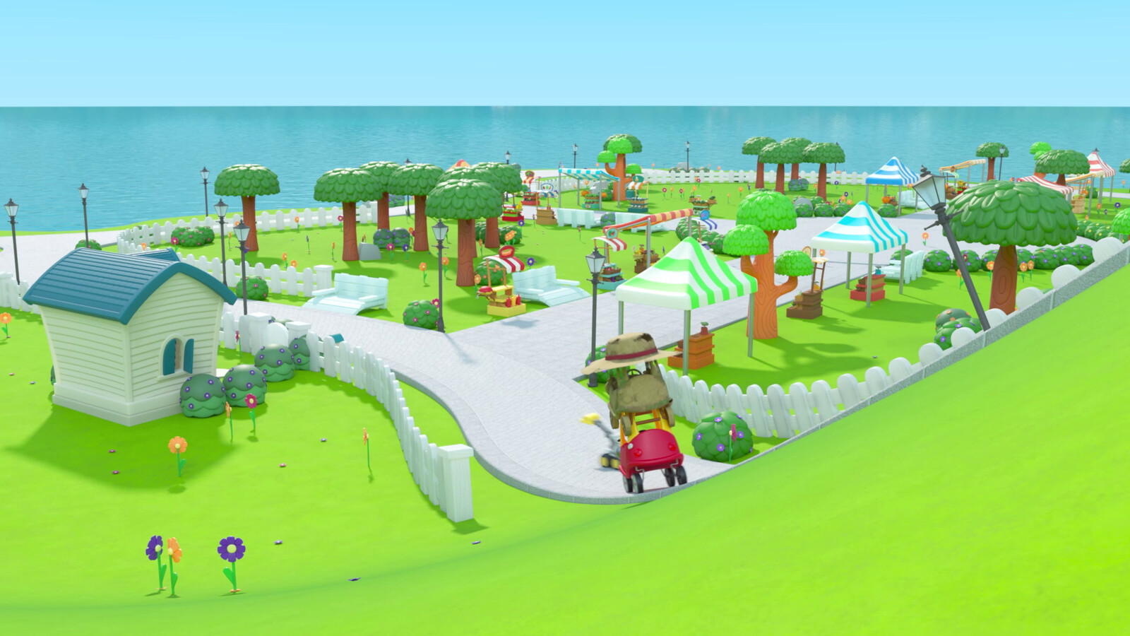 Responsible for environment modelling and shading.