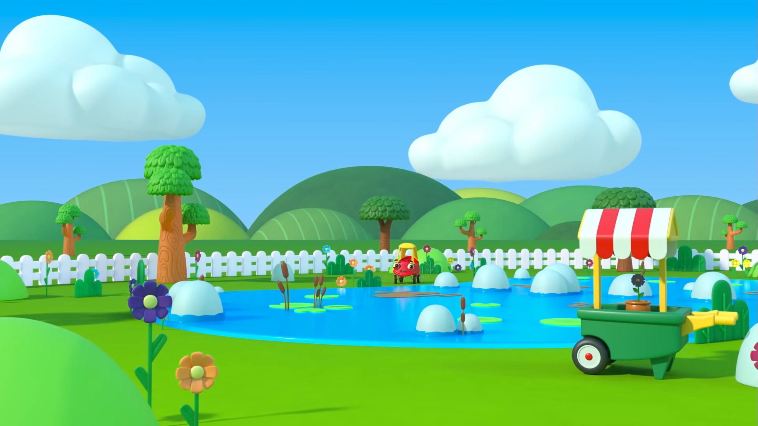 Responsible for environment (modelling and shading).