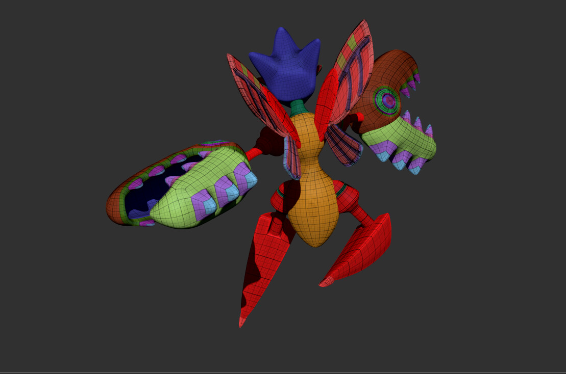 Polyframe Render -  Back Side