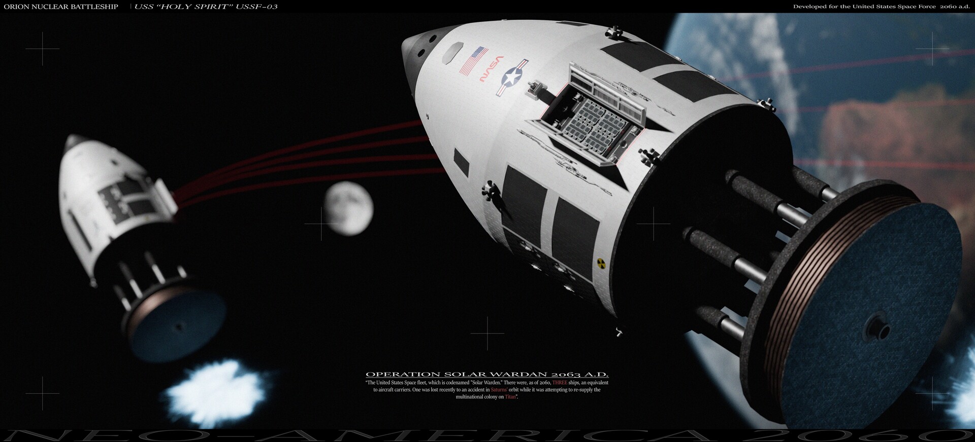 ArtStation 2060 (Orion Nuclear Battleship USS 