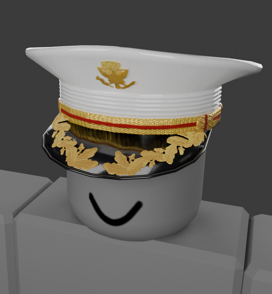 ArtStation - USMC Dress Blues Cover - Roblox UGC