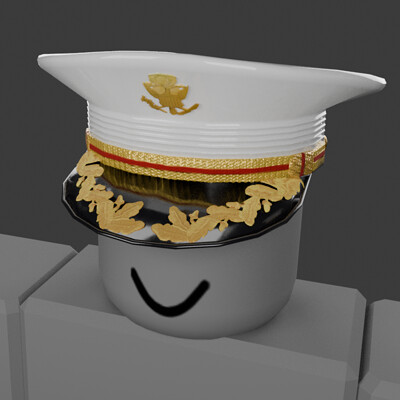 ArtStation - USMC Dress Blues Officer Cover - Roblox UGC