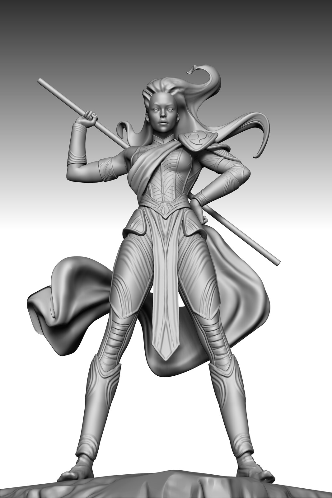 3D Zbrush Render Base