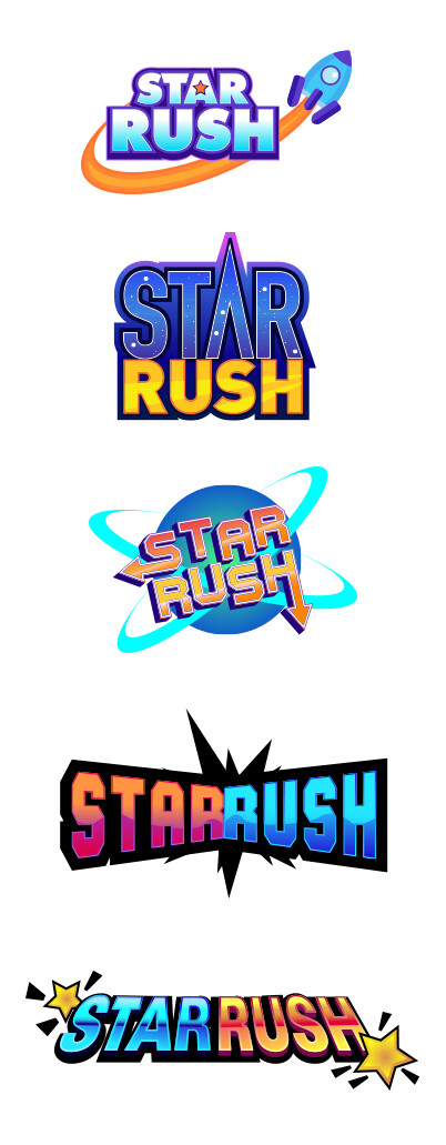 Explorations of the logo. My personal favourite was actually the 2nd to last one.