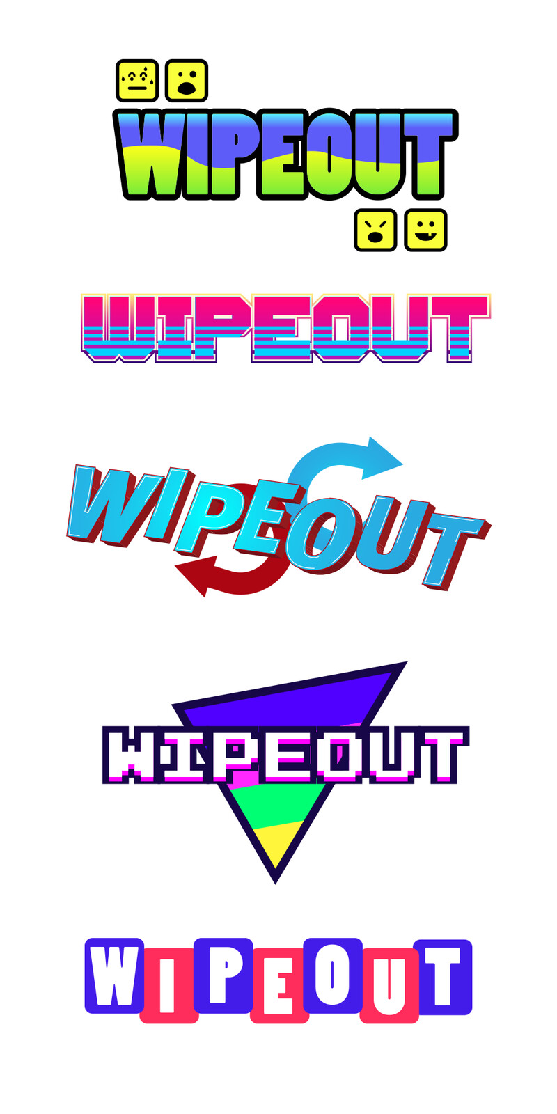 I really like the first and penultimate logos from this set.