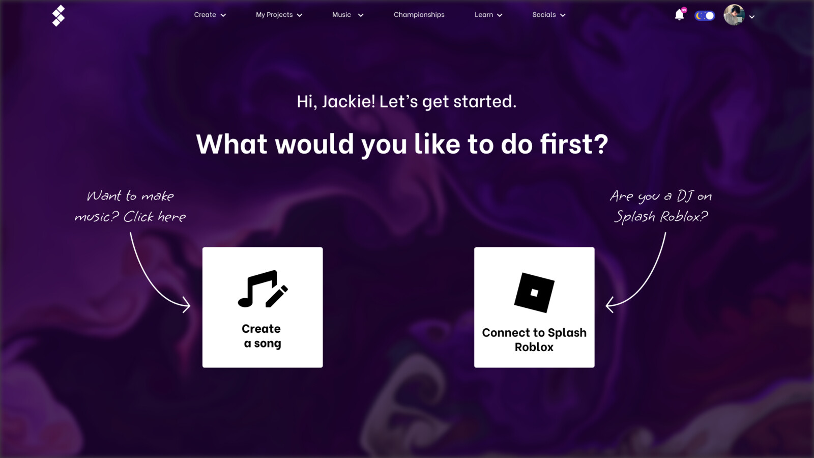 Account setup and linking