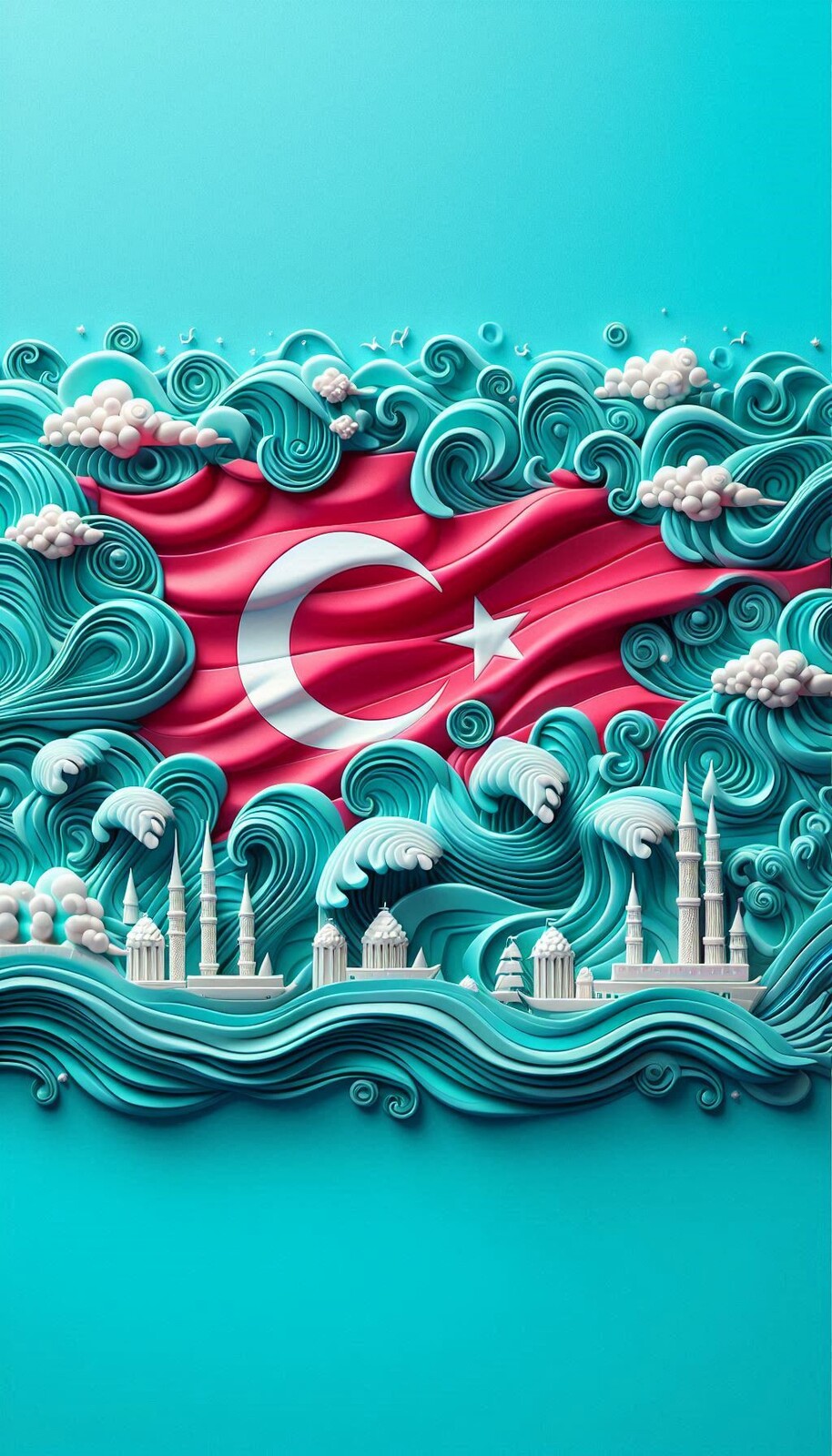 incibey Türk bayrağı wallpaper HD kalite tam ekran ücretsiz en güzel Türk bayrakları resmi  phone iPhone Android 3d 4k
