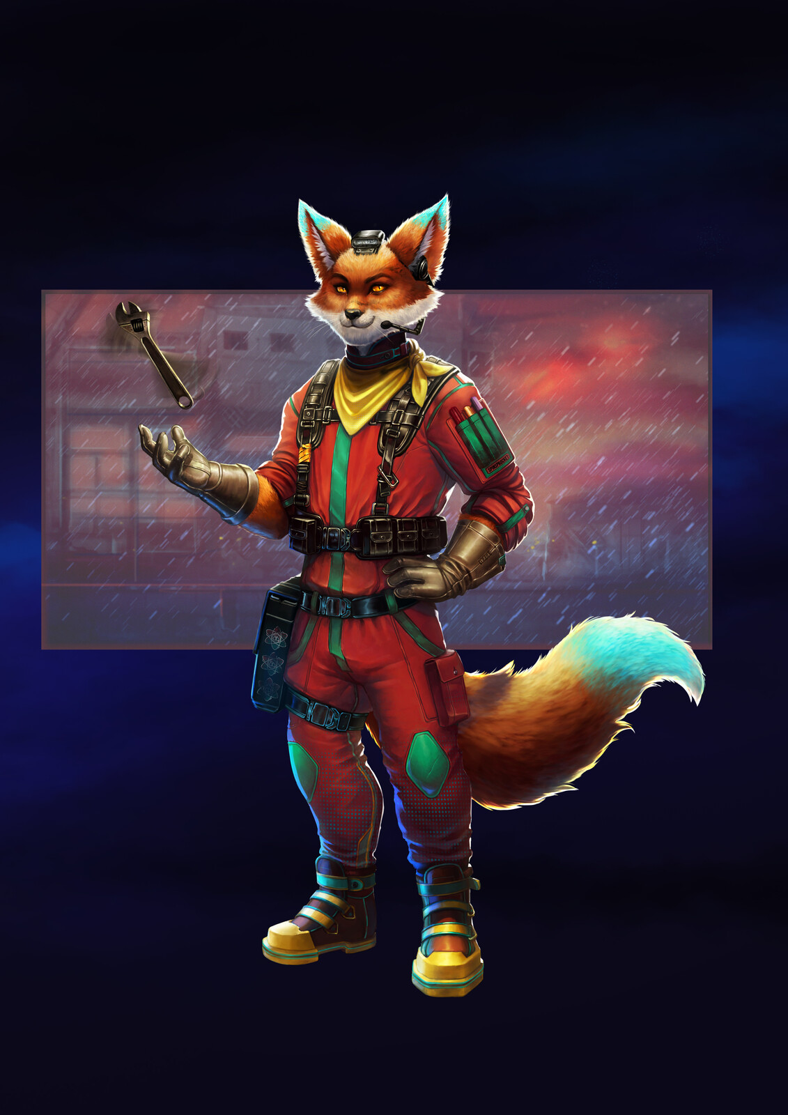 The Estwani, a fox-like species of builders and engineers.
