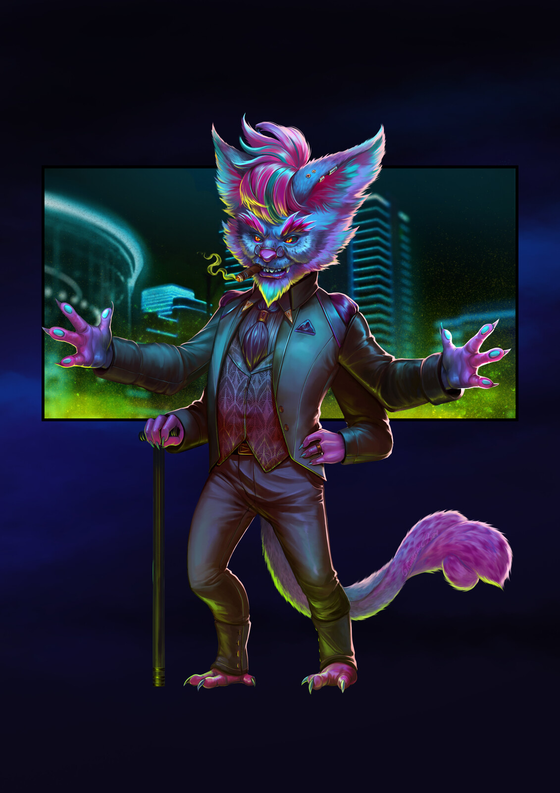 The Yardnard, a small, clever species with a keen eye for business and trade.