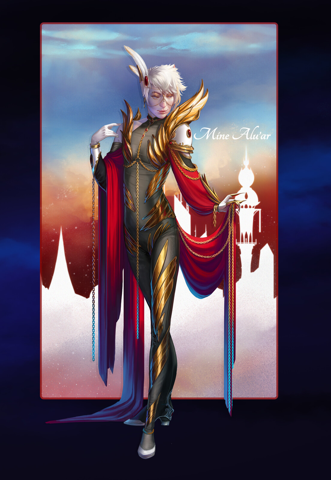 The Mine Alu'ar, elegant and refined, from a planet of delights and mystery.