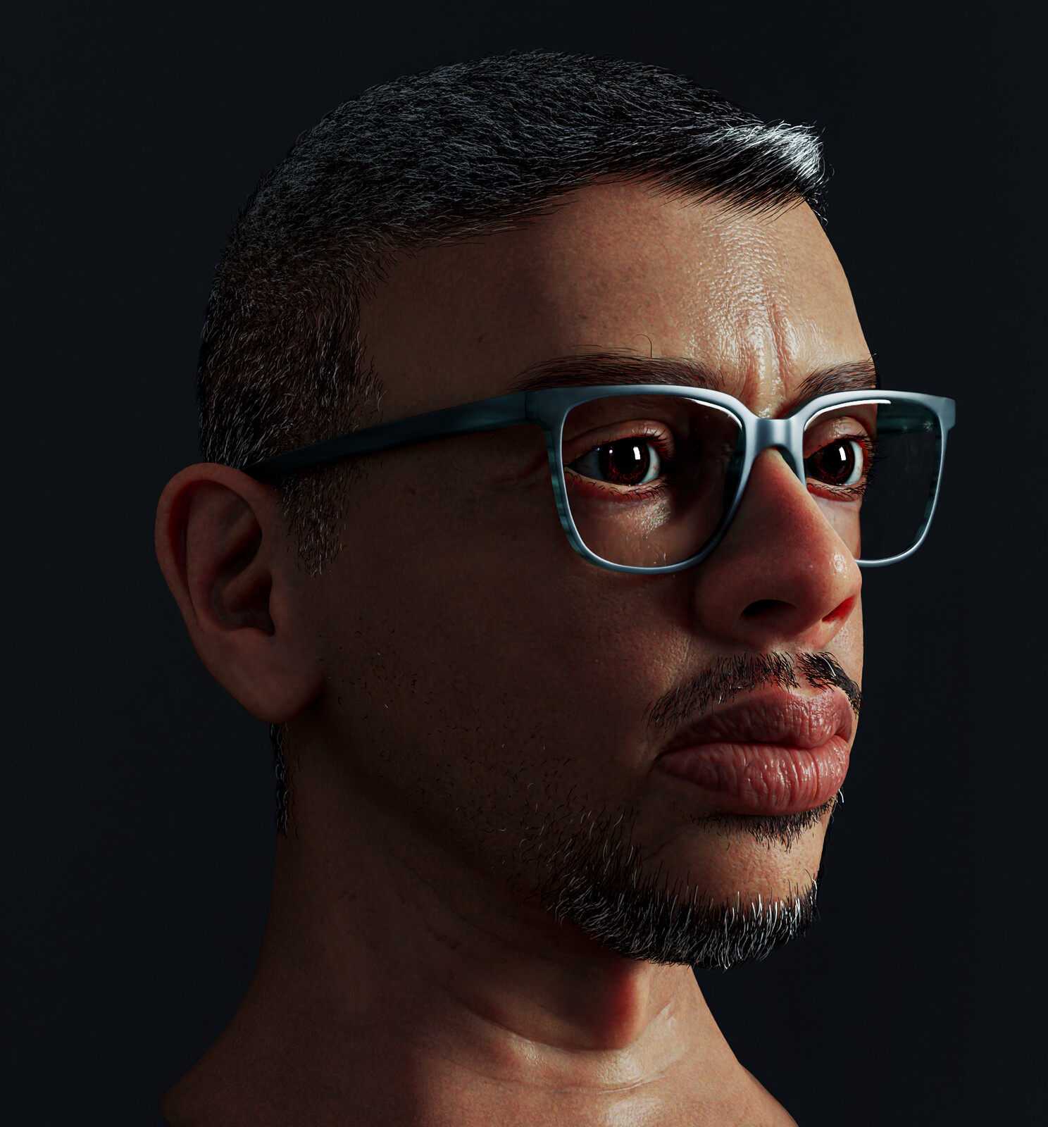 Self portrait test render