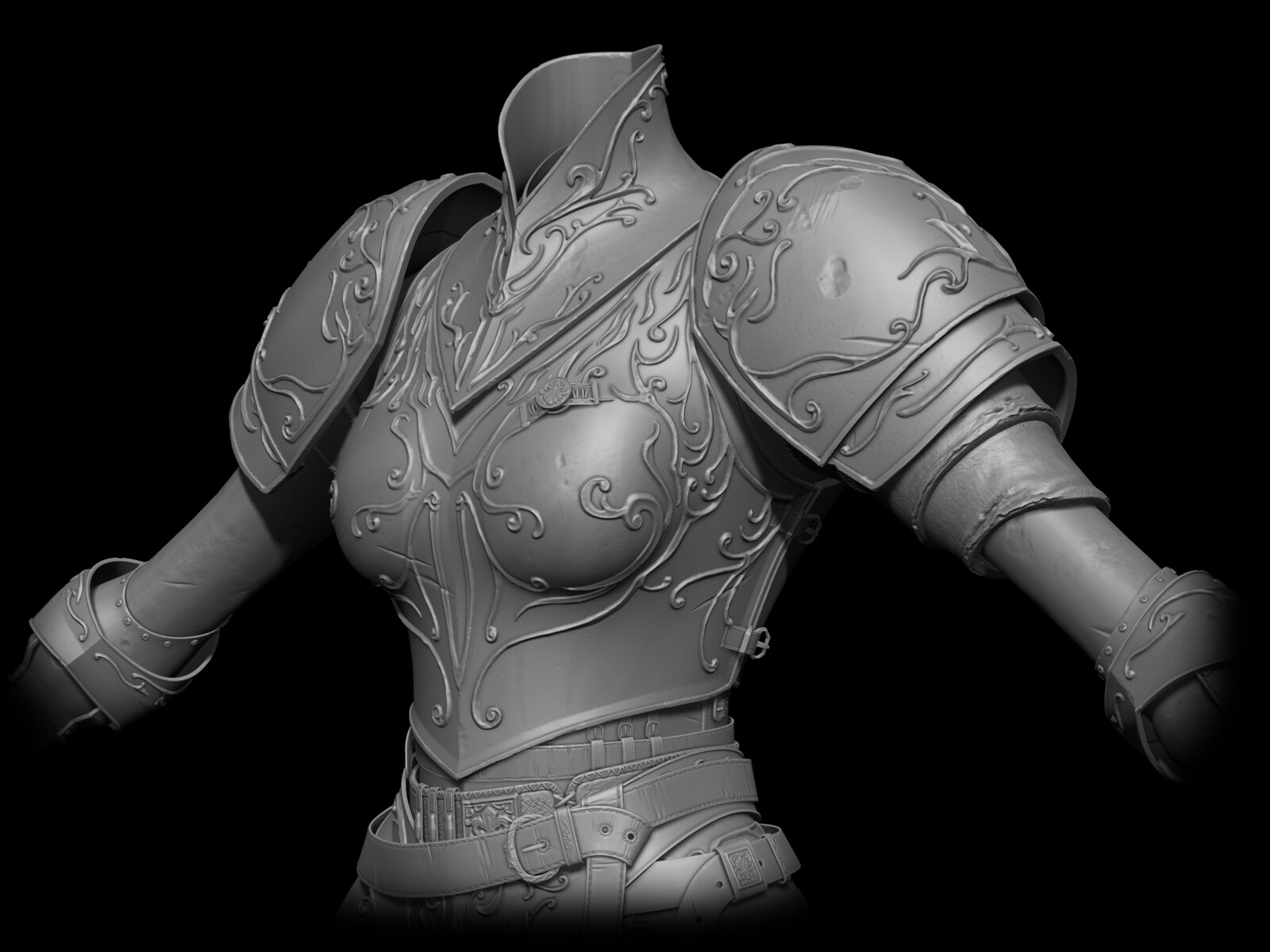 High Poly Body Armor
