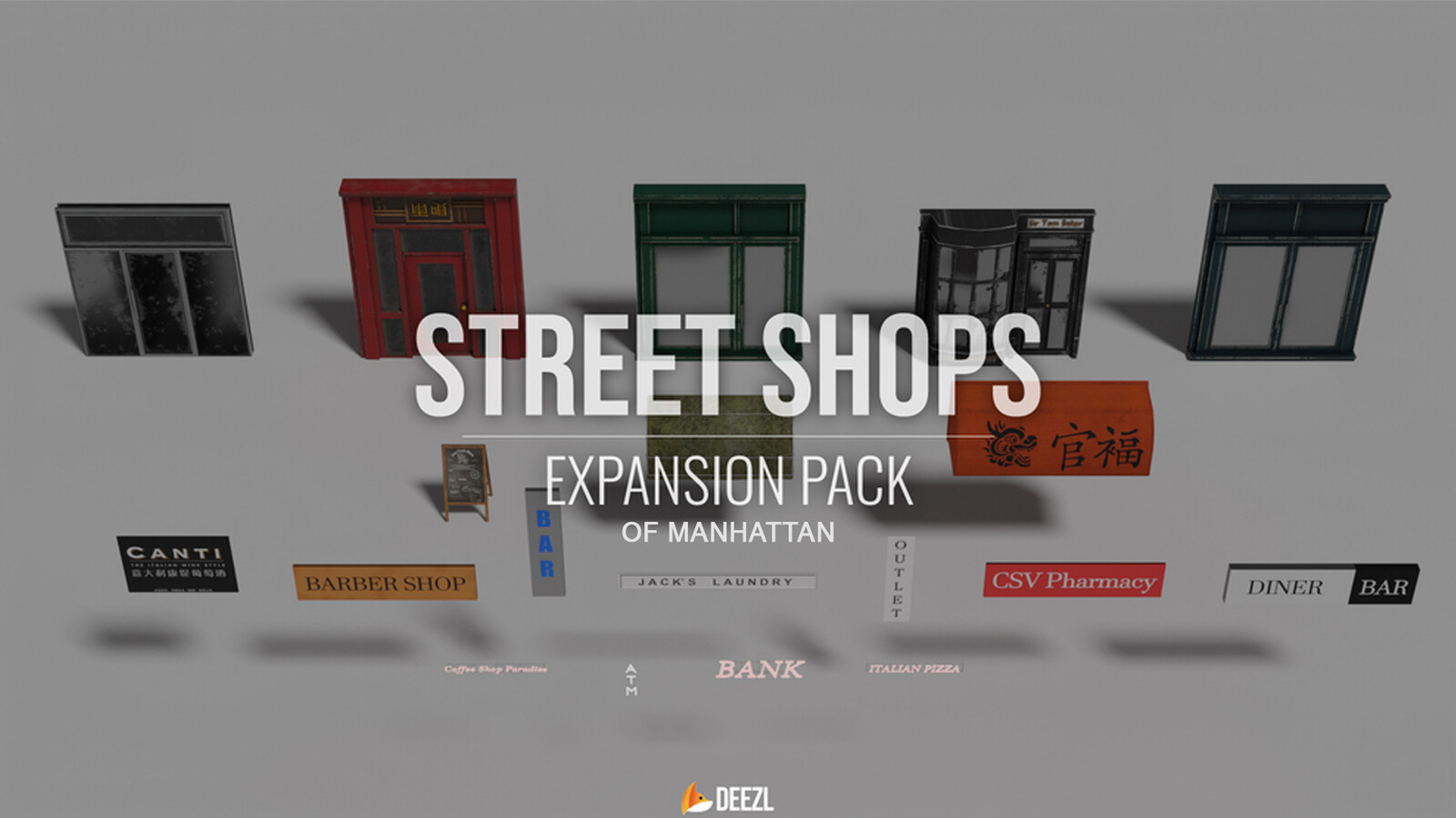 Street Shops - Expansion Pack