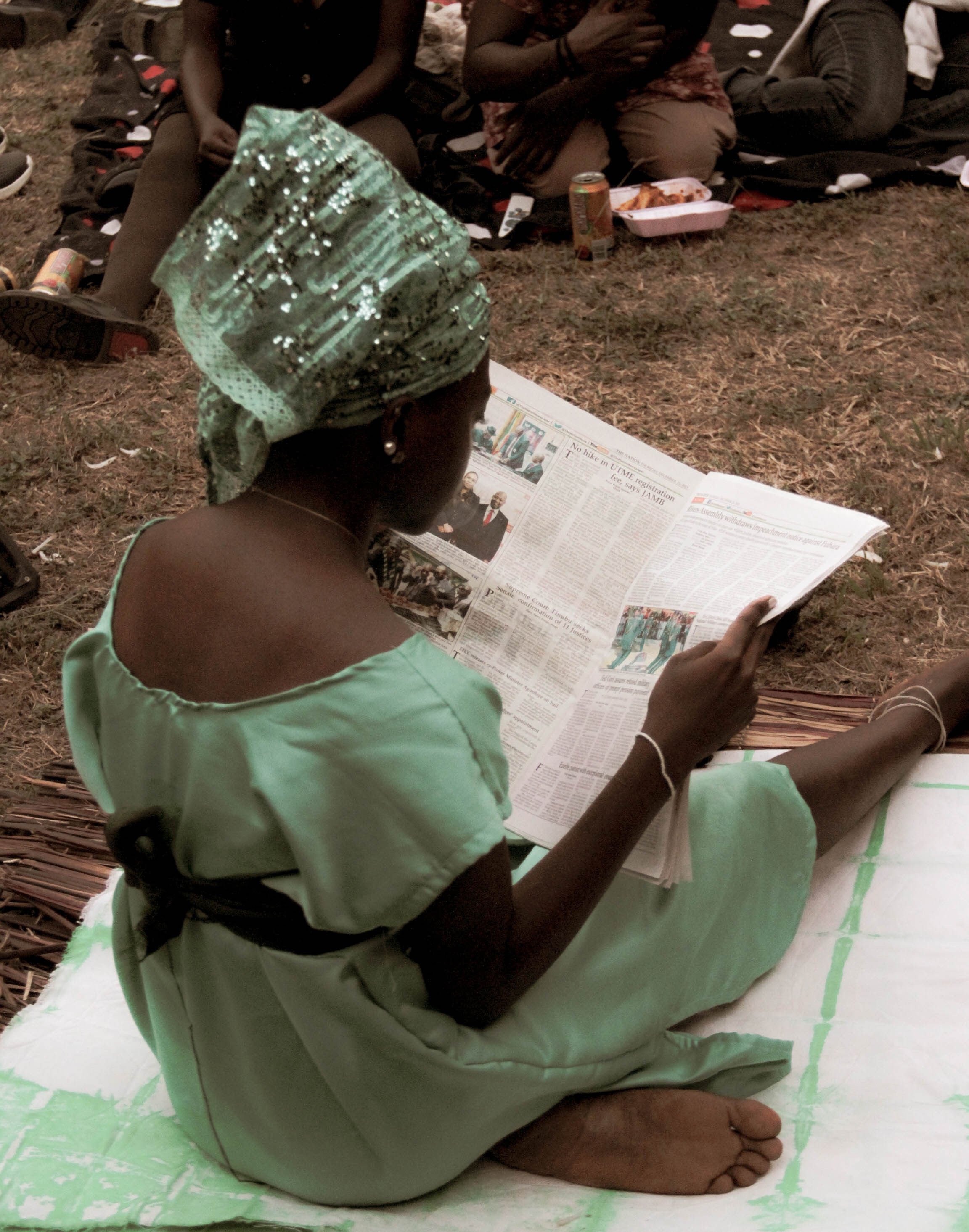 "Relieved"; 
a trauma-informed performance, Institute of African Studies, 2023. Photography by Olateju Oladepo