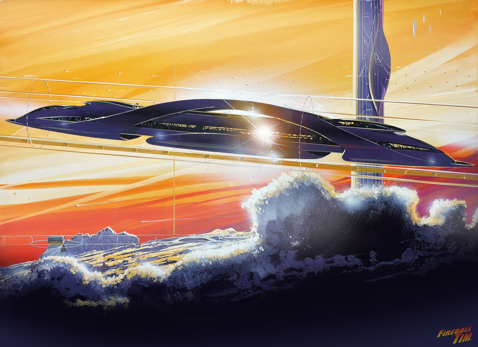 Worldrail Concept Fireball Tim Garage Automotive Pop Culture Cars
