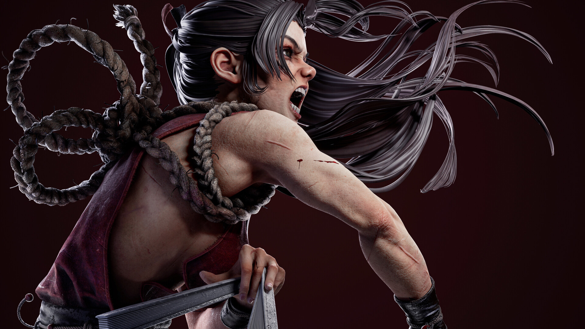 ArtStation - Mai Shiranui不知火舞