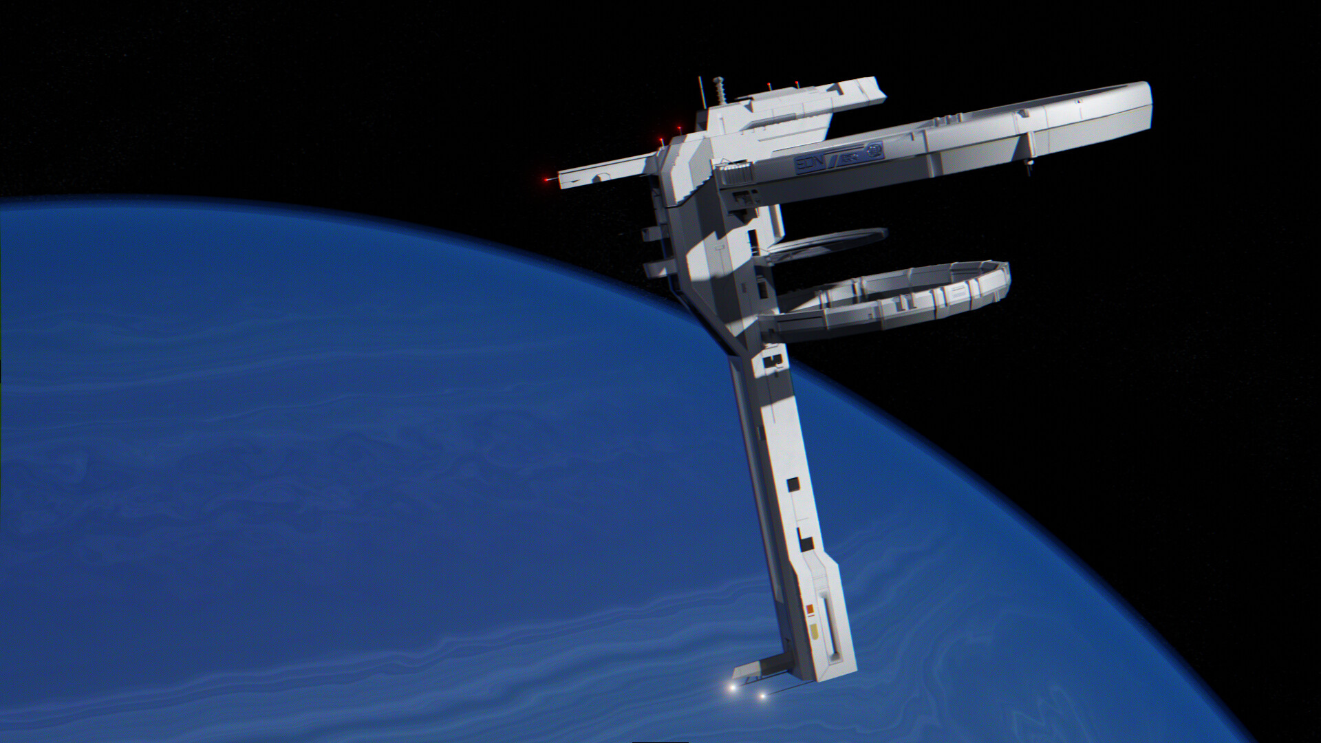 ArtStation - Halo 5 space station, image size:1920x1080