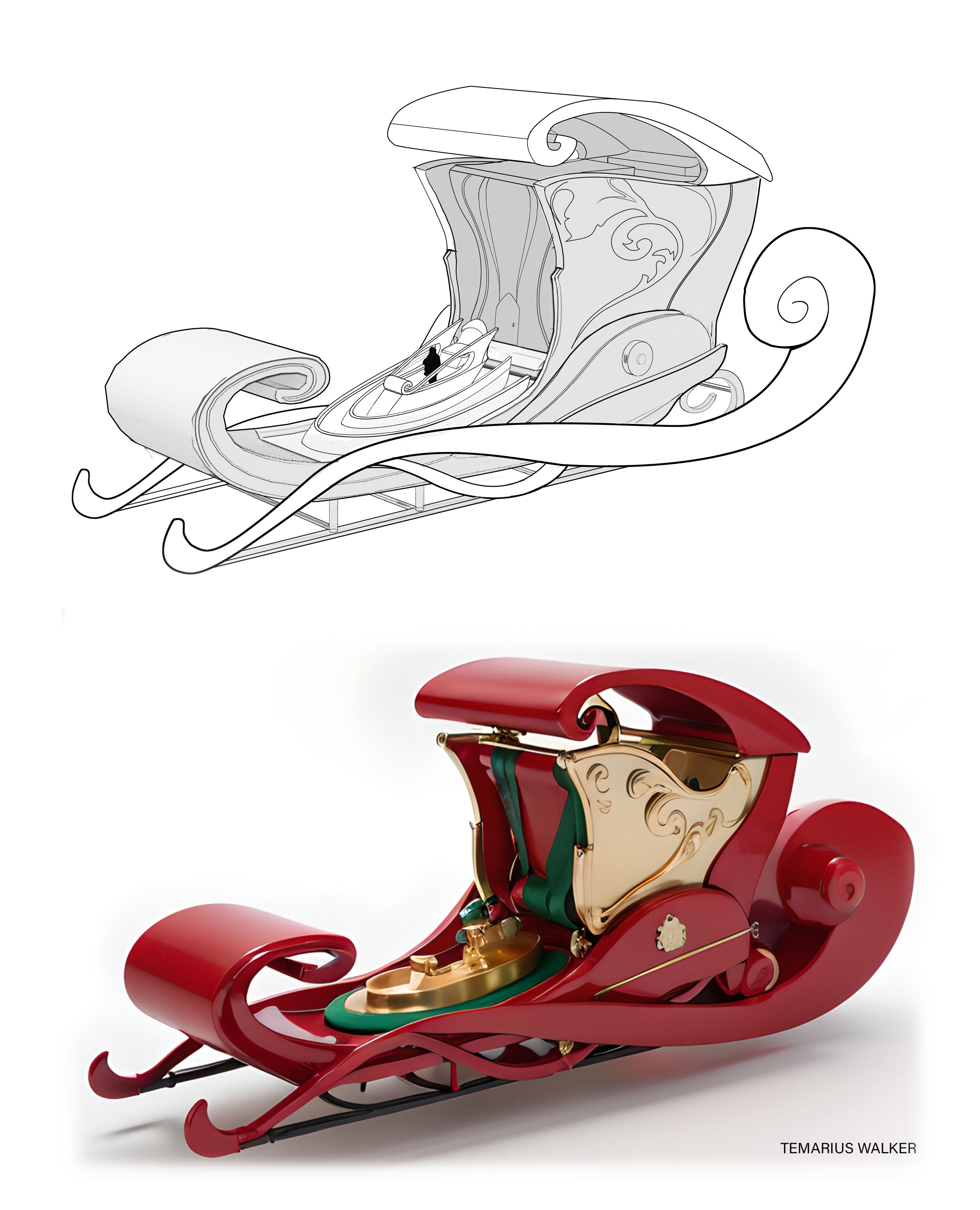 Experimental Render completed using Vizcom