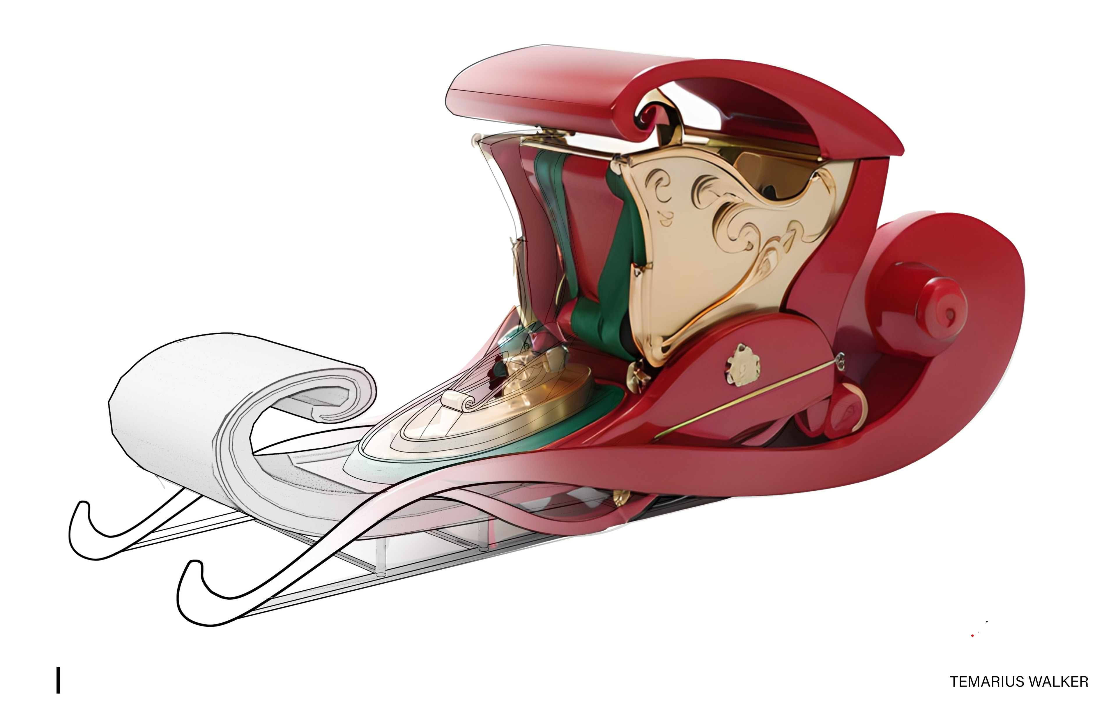 Experimental Render completed using Vizcom