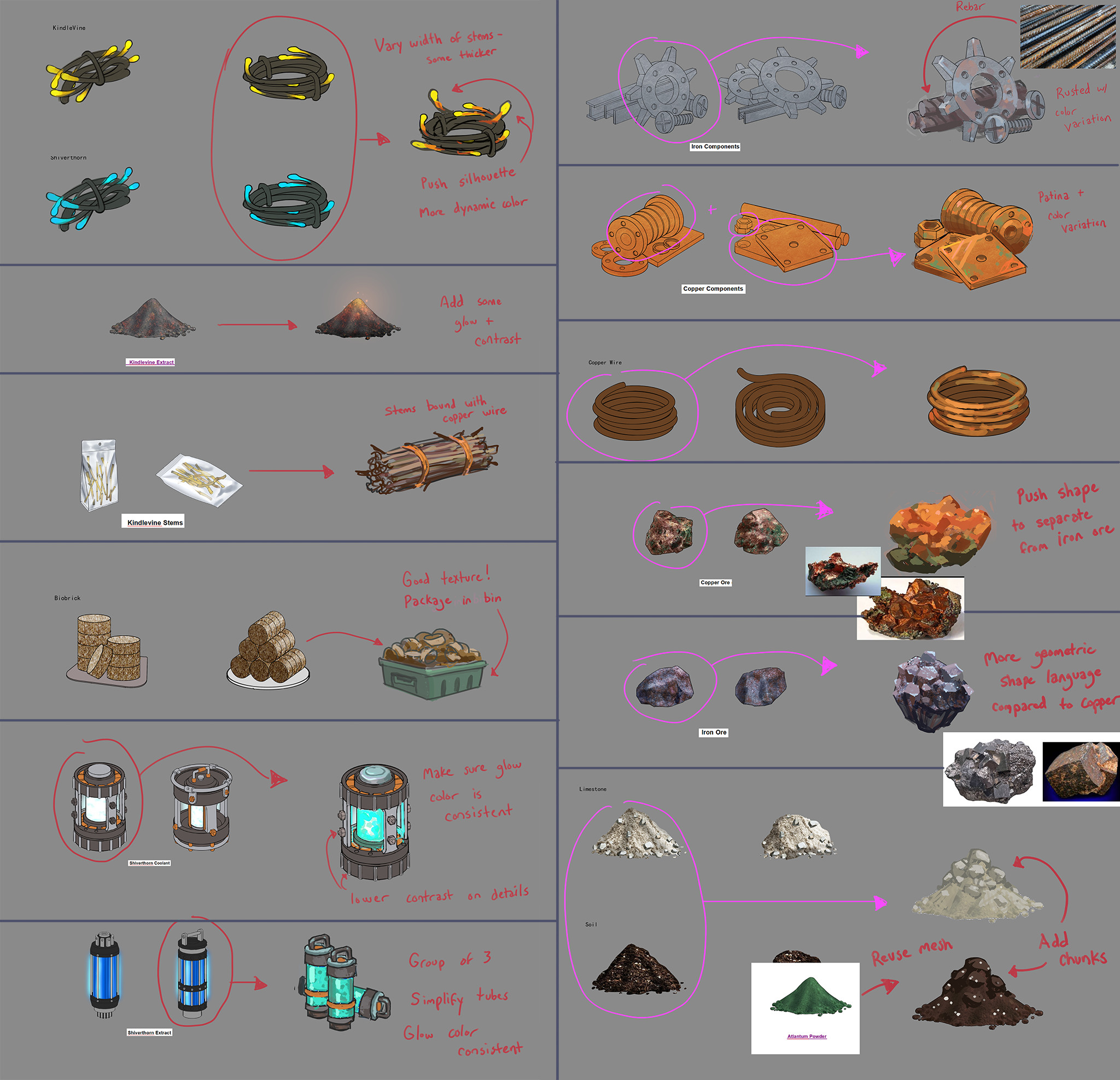 After the first round of concepts, I would choose one of the provided options, give feedback, and add sketches or additional reference as necessary.