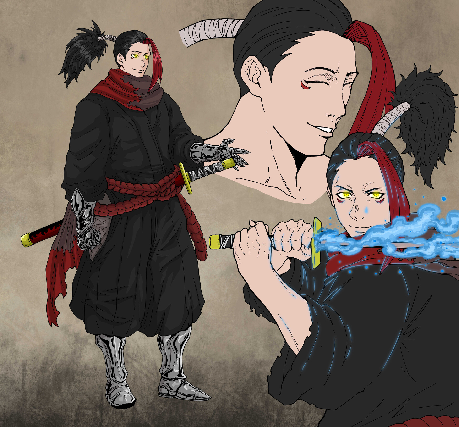 Aiden - Seirei no tatakai - character design (commission work)