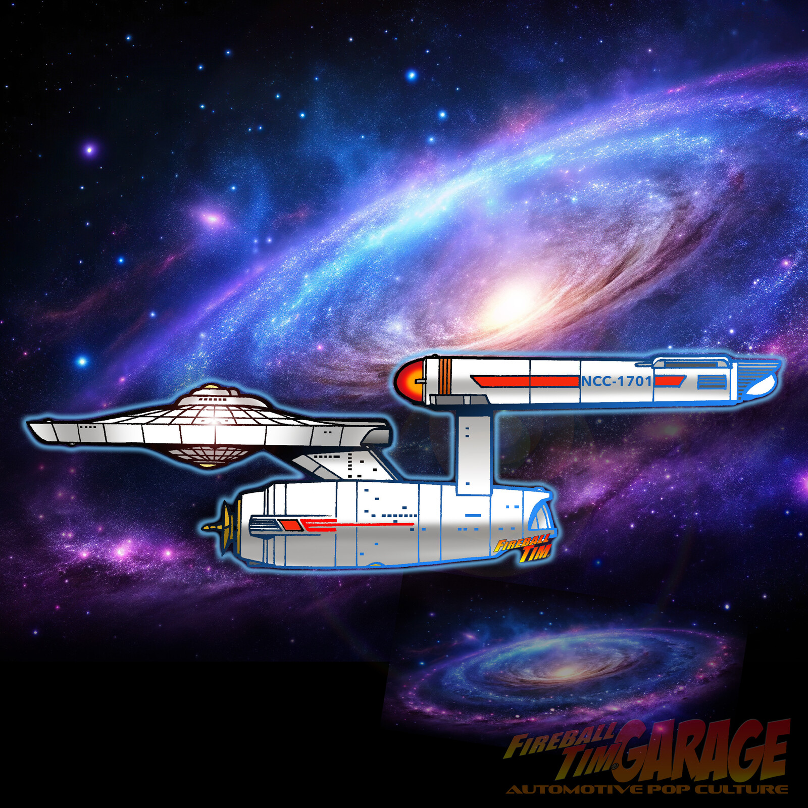 Star Trek Fireball Tim Garage Automotive Pop Culture