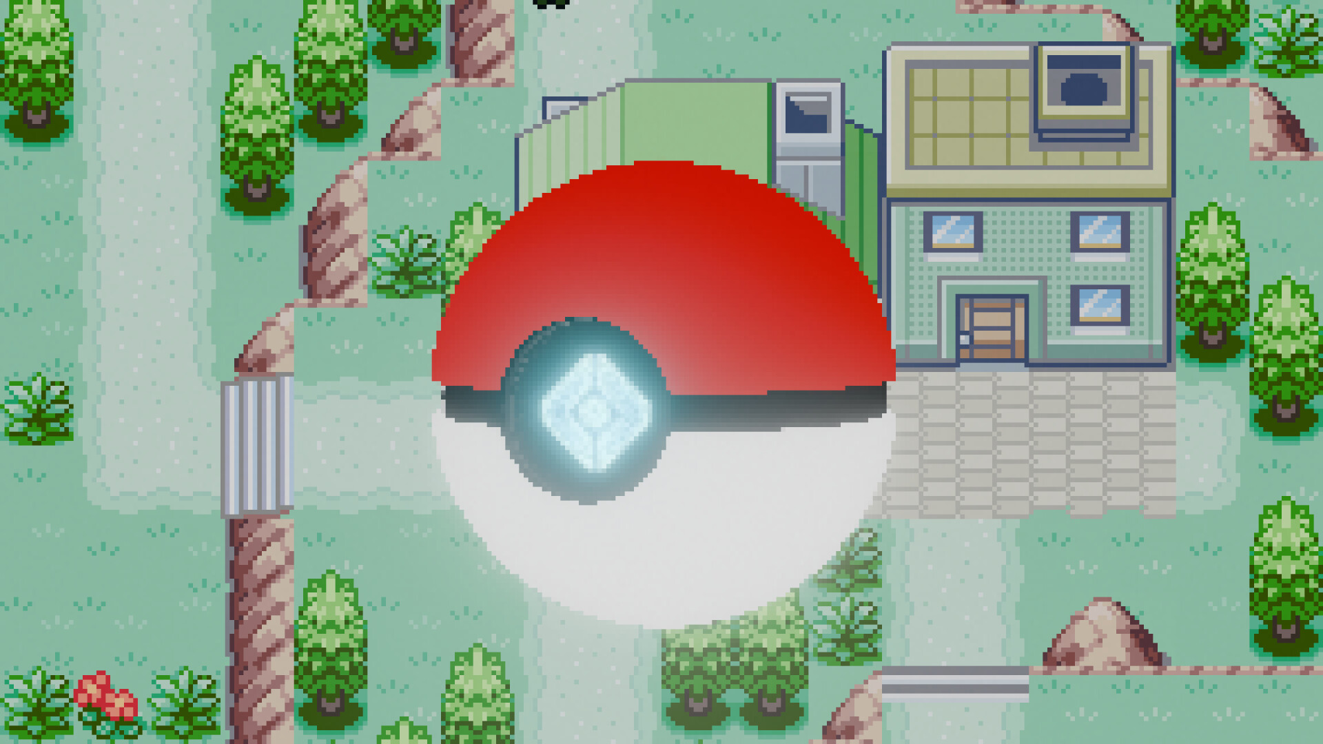 ArtStation - Blender Pokeball - Pixel & Normal variations