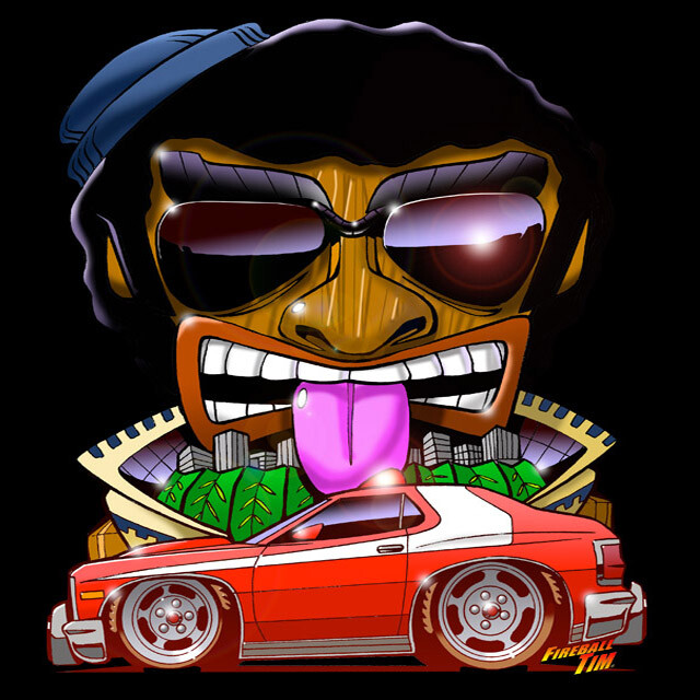 Starsky &amp; Hutch Torino TIKI by Fireball Tim Garage