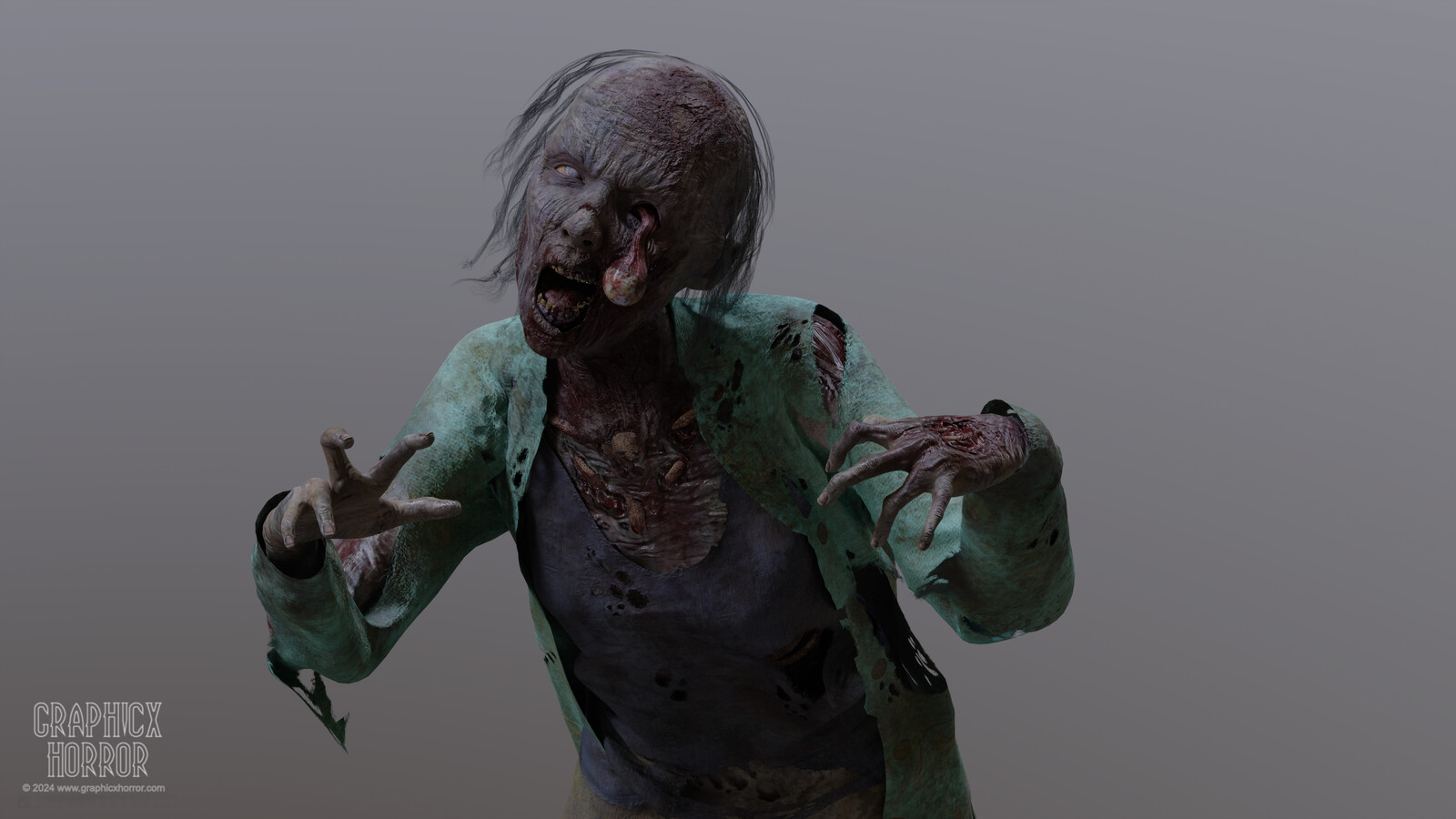 Rotted Female Zombie