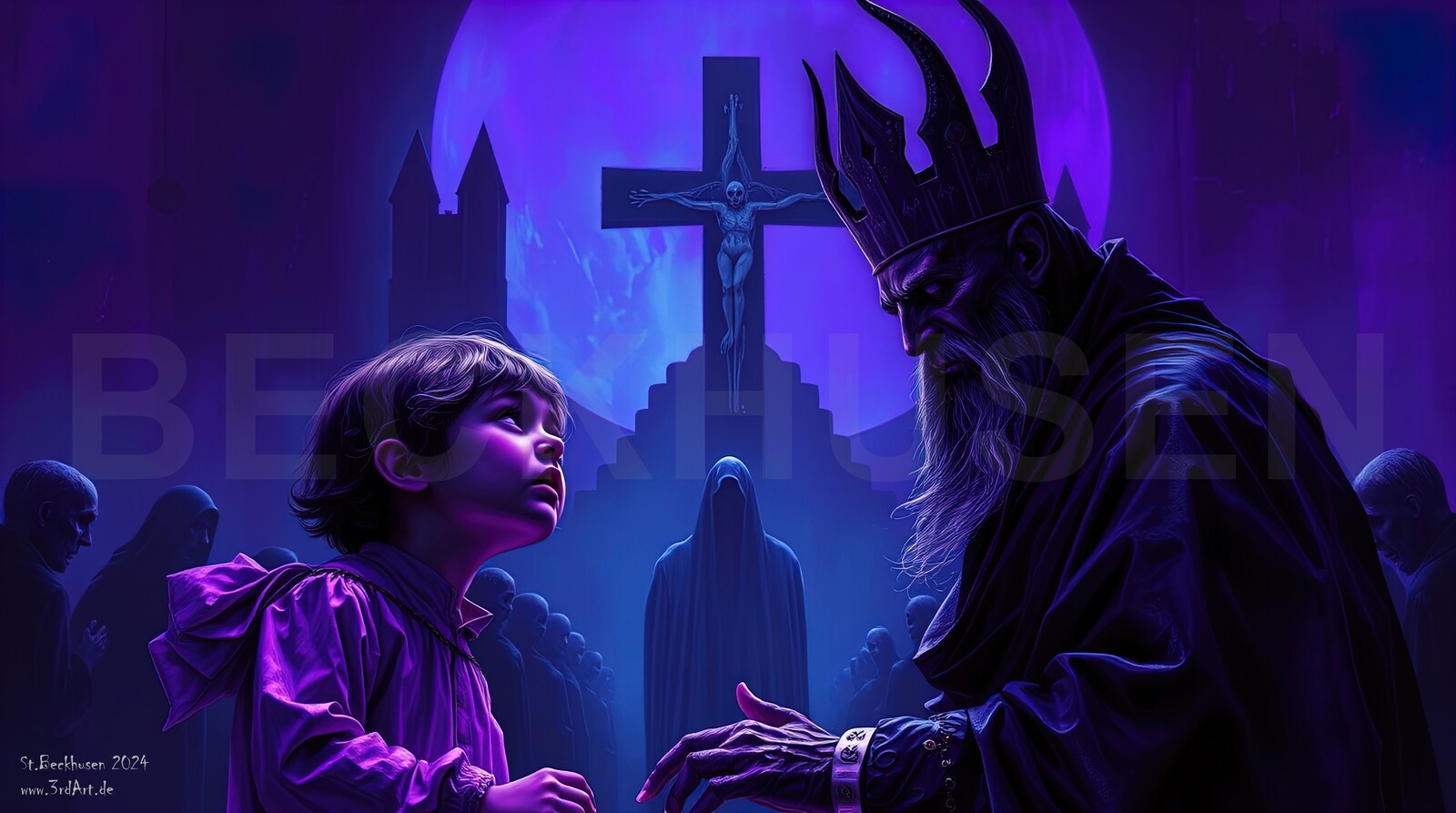 Product: https://www.artstation.com/marketplace/p/xkPWX/lucifer-christ-blasphemy