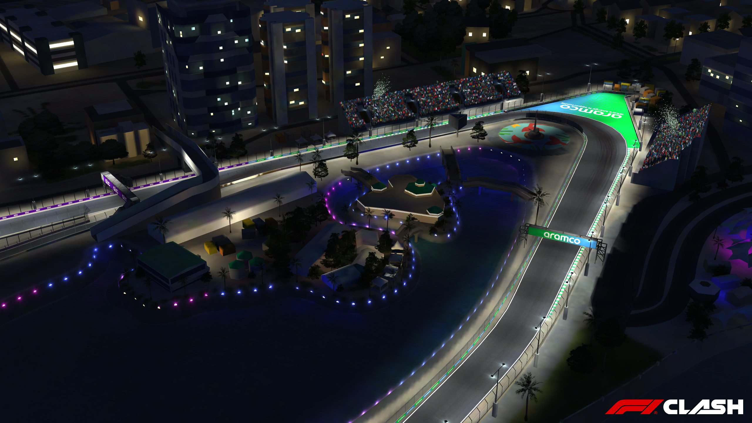 Lighting, integration and outsource management on Jeddah Corniche Circuit