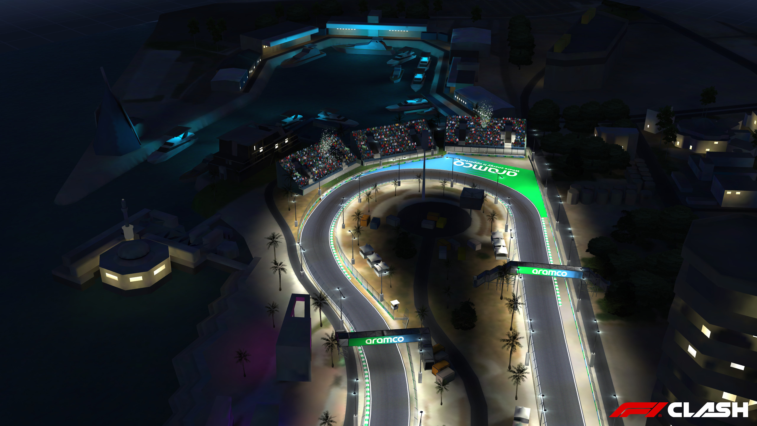 Lighting, integration and outsource management on Jeddah Corniche Circuit