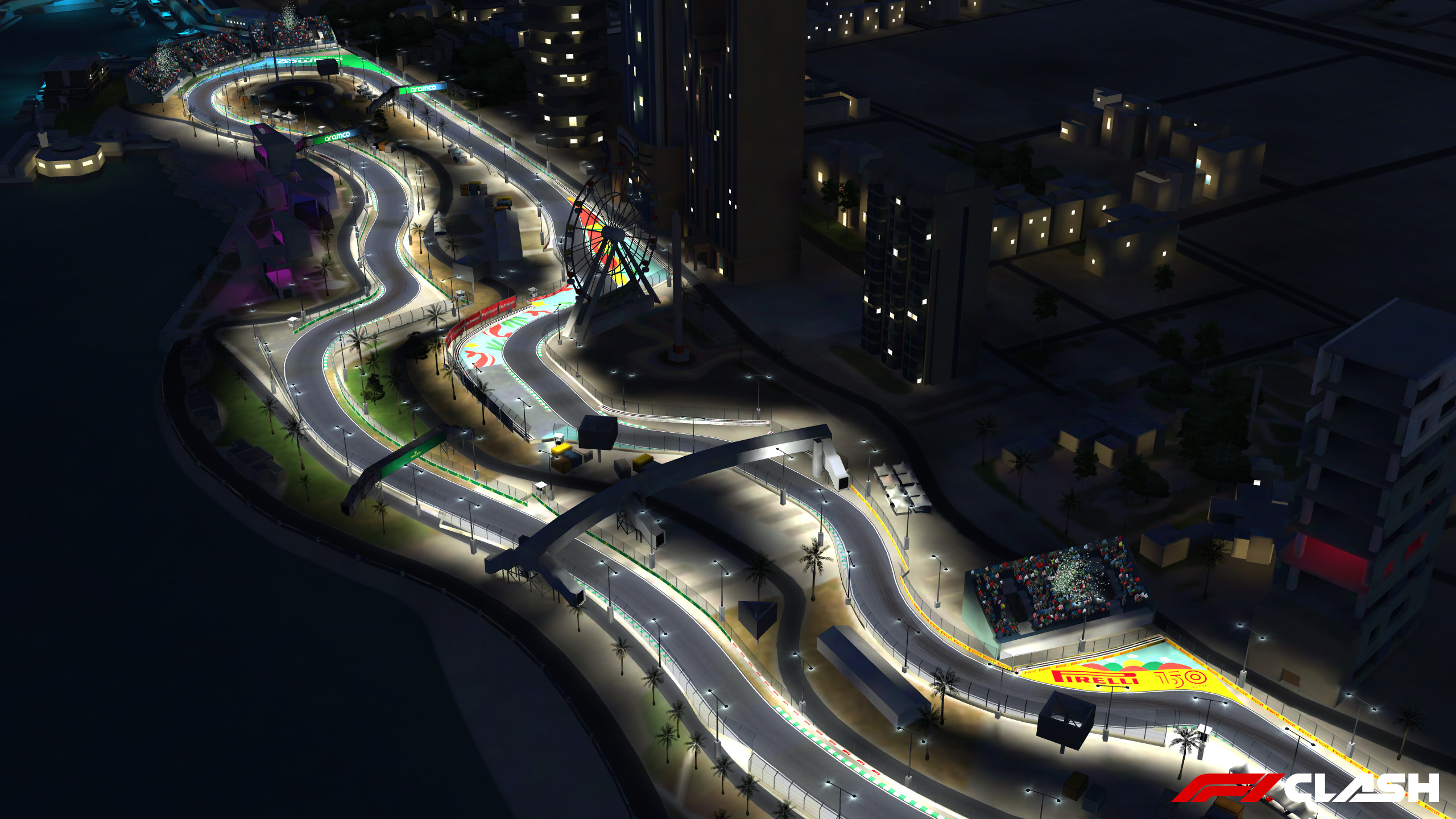 Lighting, integration and outsource management on Jeddah Corniche Circuit