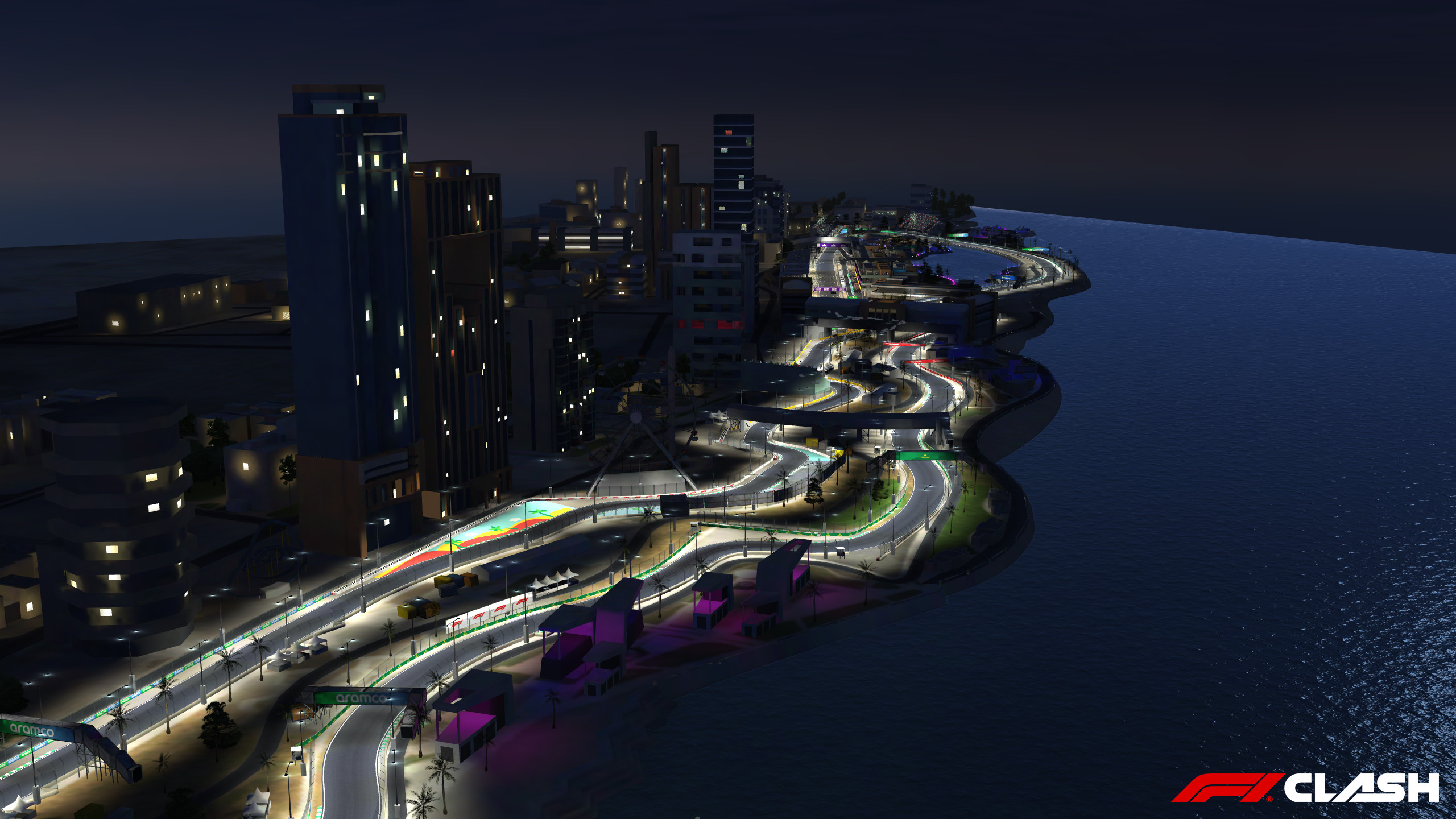 Lighting, integration and outsource management on Jeddah Corniche Circuit